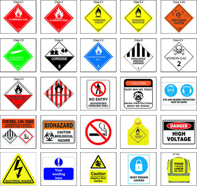 Dangerous Goods Signs & Stickers image 0